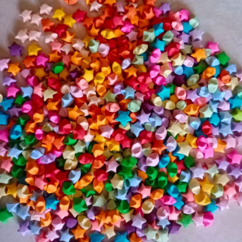 

Origami Bintang 100pcs | Kerajinan kertas origami