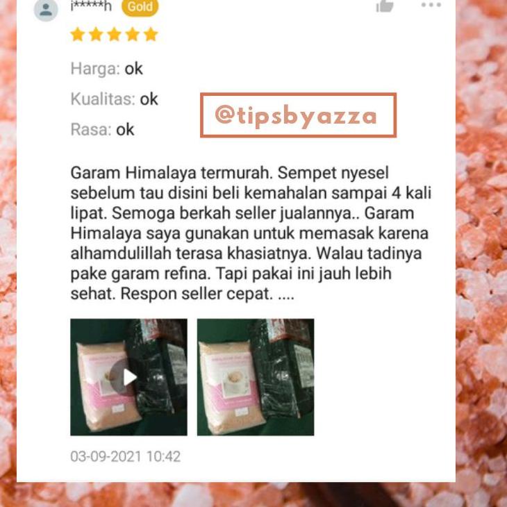 

Miliki Garam Himalaya Original Himalayan Dark Pink Salt Fine Halus 1 Kg !