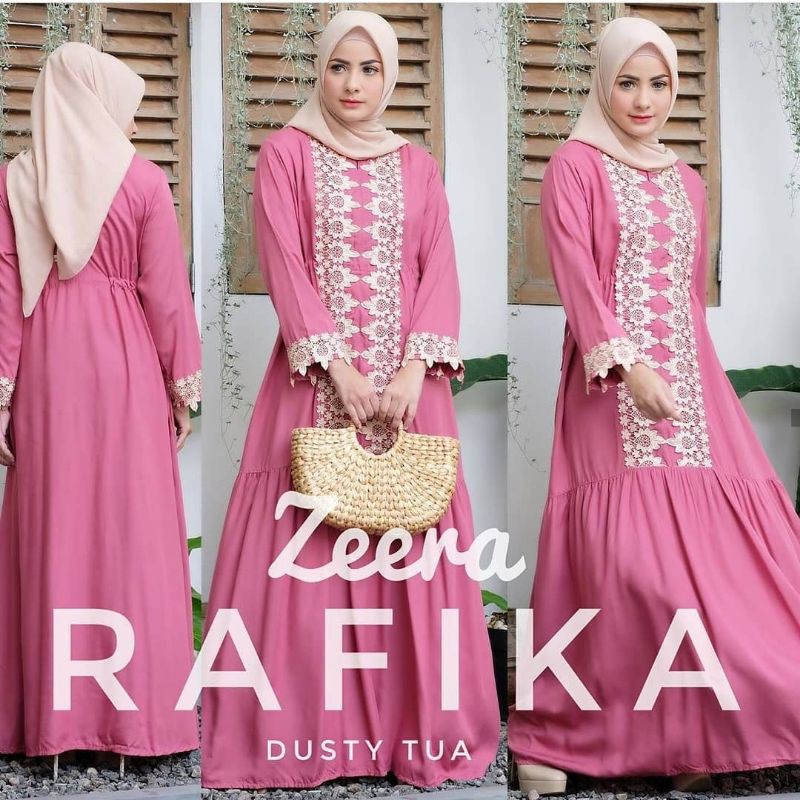 DASTER ARAB RAFIKA | RAYON SUPER GRADE A | RESLETING DEPAN BUSUI | RENDA MILO ORI