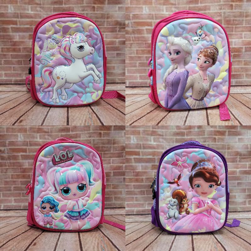 Ransel Anak PAUD Size 10&quot; Unicorn