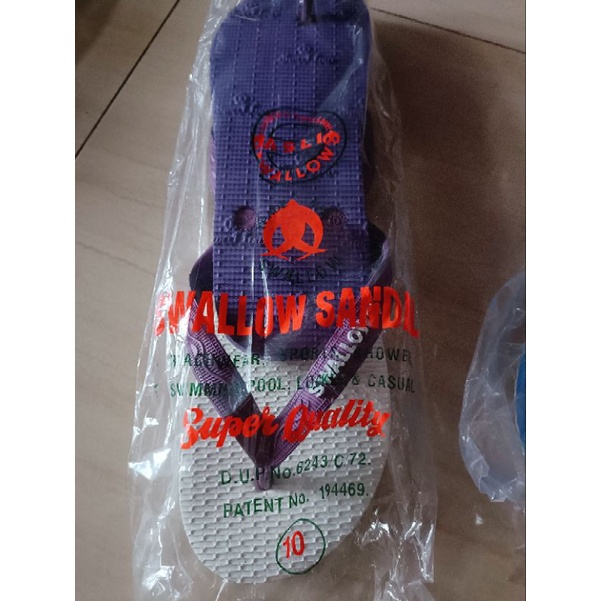 SANDAL SWALLOW BESAR 10,10½.SEPACK 6 PASANG