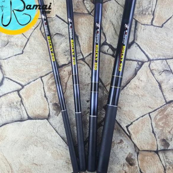 ♔ Joran Tegek Ruas Pendek Rocky Medium Fiber Ω