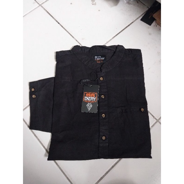 model terbaru koko kurta/baju muslim tangan 3/4 dari brand hawk enemy original produk