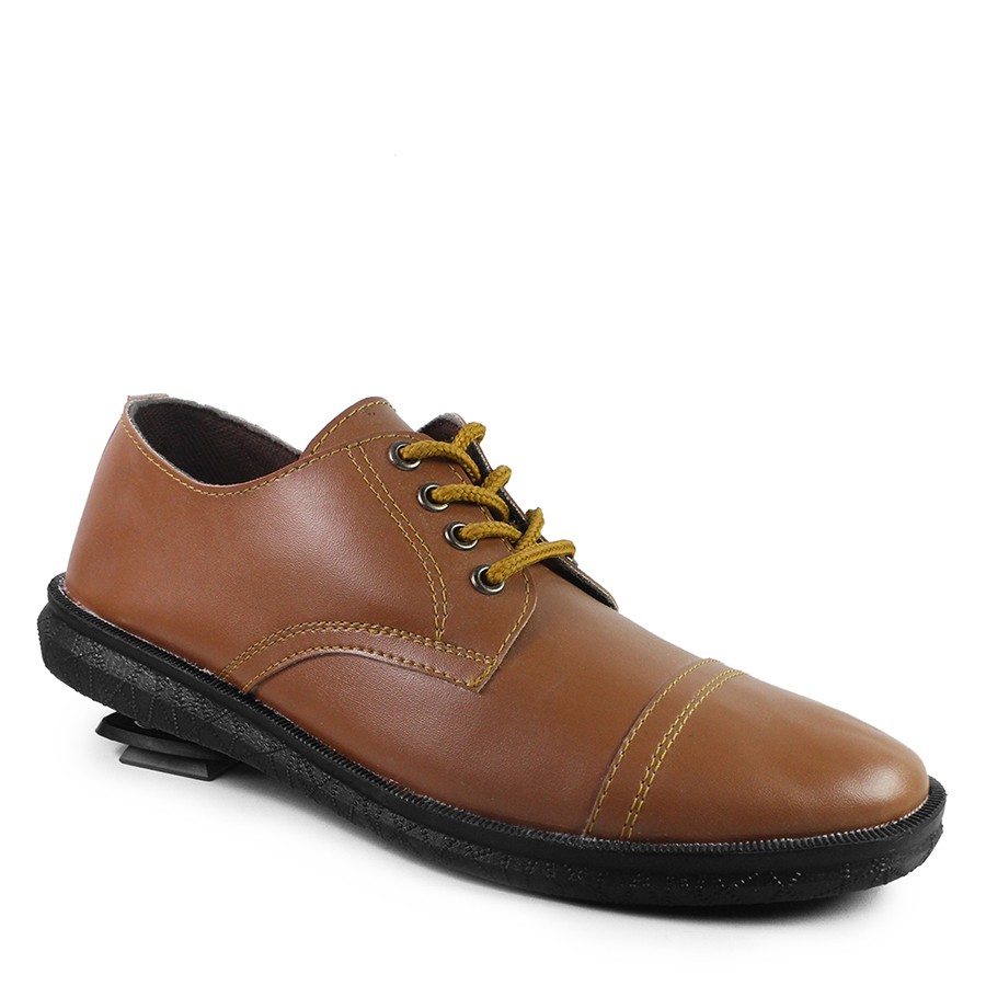 BIG SALE !! Sepatu Pantofel Pria Tali Kickers Ox TAN Kasual formal Kasual Laki Kerja Dinas Kondangan