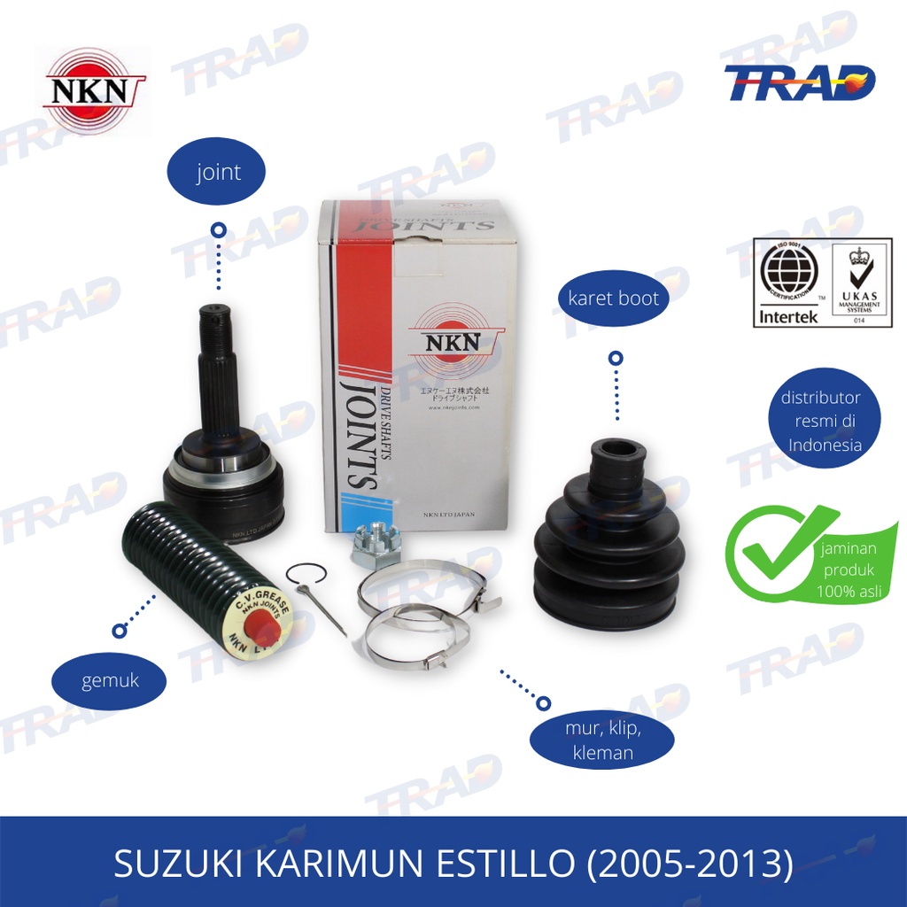 CV Joint AS Roda Luar NKN Suzuki Karimun Estilo