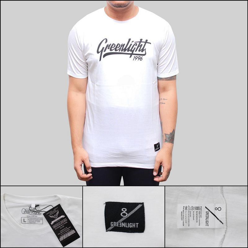FASHION PRIA KAOS GREEN LIGHT PRIA DISTRO ORIGINAL COWOK