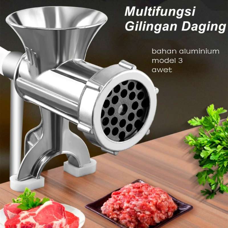 Gilingan Daging VIPOO A10 / Meat Mincer Manual Besi Bahan Stainless Steel Multifungsi Manual