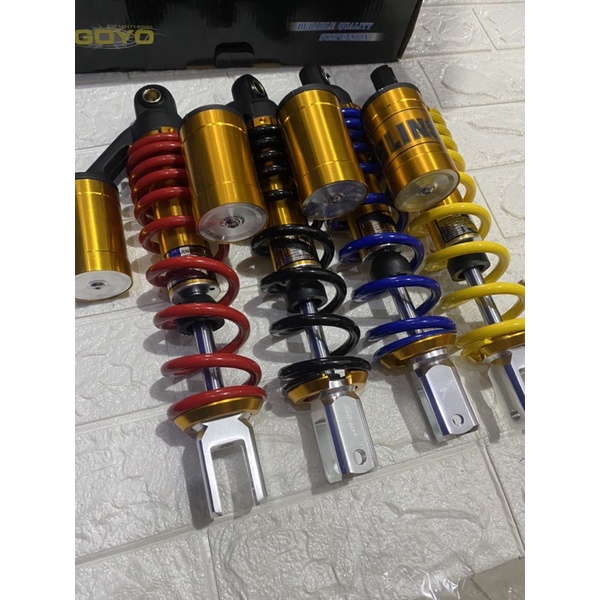 shockbreaker tabung atas 310 mm beat mio m3 mio j xeon scoopy fino x ride shock belakang tabung atas 310 beat mio xeon mio j mio m3