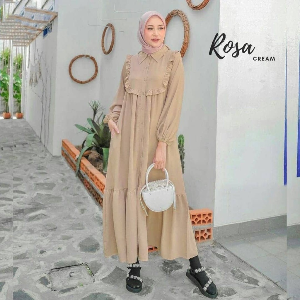 ROSA LONG TUNIK IK MANGO CRAPE LD 110 CM PB 130 CM KANCING HIDUP / BUSUI ( BACA DESKRIPSI SEBELUM ORDER ) TUNIK TERBARU KEKINIA SIMPLE DAN ELEGAN BAJU ATASAN 2022