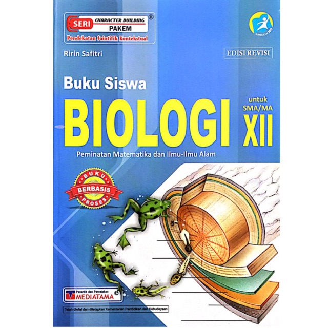 Jual Buku Siswa Biologi Kelas Xii 12 Sma K13 Revisi Mediatama