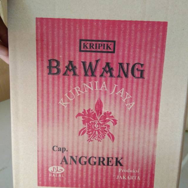 Keripik bawang kurnia jaya cap anggrek