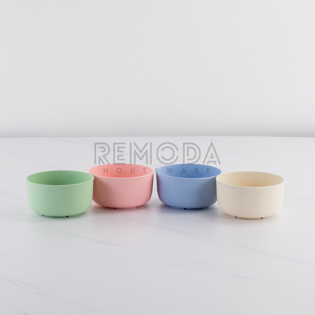 [Remoda] Mangkok Bowl Set Wheatstraw 4 warna / set