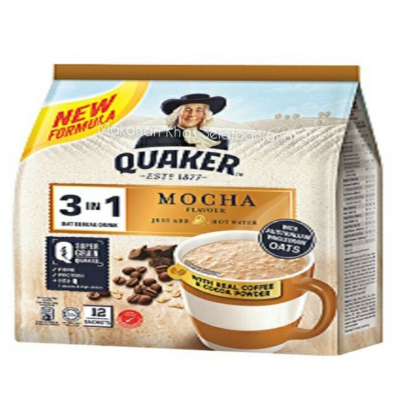 Quaker 3 in 1 oat cereal / Quaker Oatmeal 3in1 Malaysia Aneka Rasa