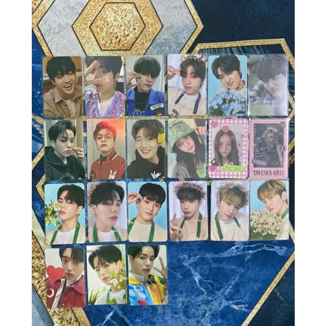 photocard treasure haruto asahi junkyu jaehyuk mashiho blackpink jisoo bucket hat rosé