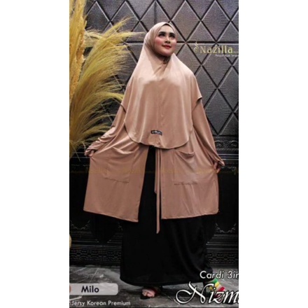 Cardigan 3 in 1 / Cardigan Hijab / Hijab Nazilla
