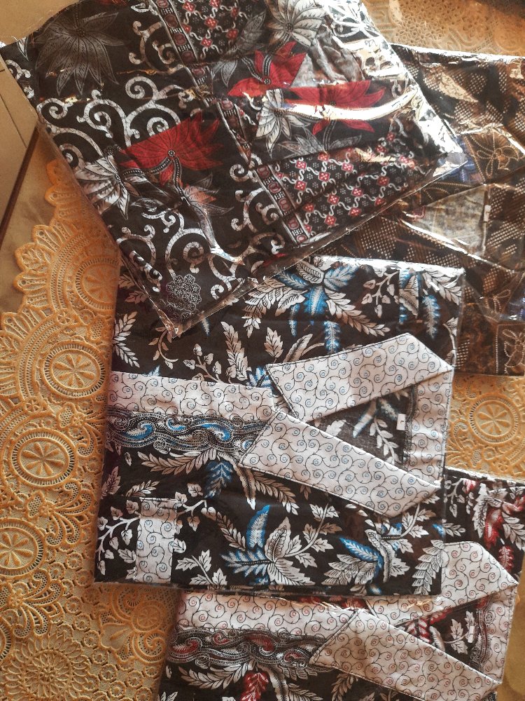 Size M L Xl Xxl Xxxl Bswart Batik Hrb026 Kenongo Hem Pendek Padi Pekalongan M L Xl Batik Pria Murah