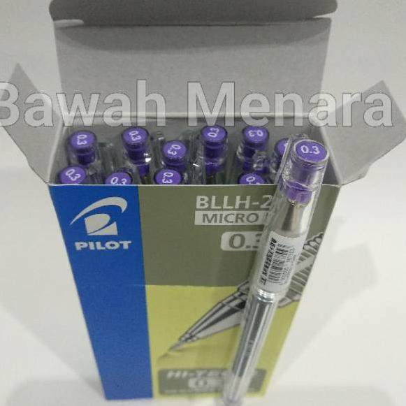 

Penjualan Terbanyak.. Lusin Grosir Pulpen Pilot 0.3 Hitech Hi-tech Pack