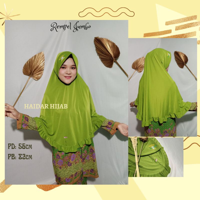 Jilbab muslimat nu jumbo rempel#