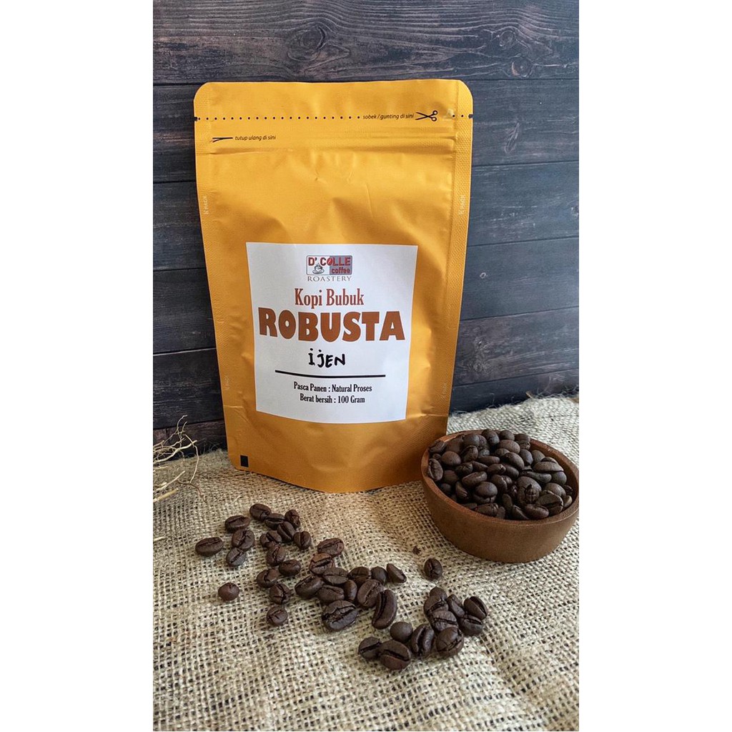 

D'Colle Coffee Kopi Bubuk Robusta Ijen 100 gram