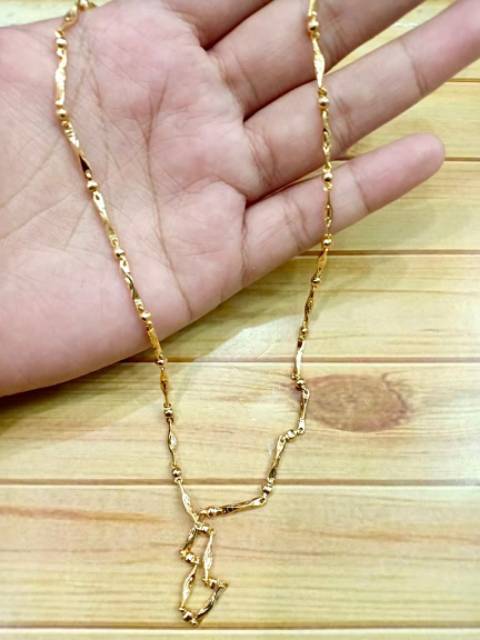 Kalung wanita //kalung lidi bulat //perhiasan //kalung //panjang 45cm