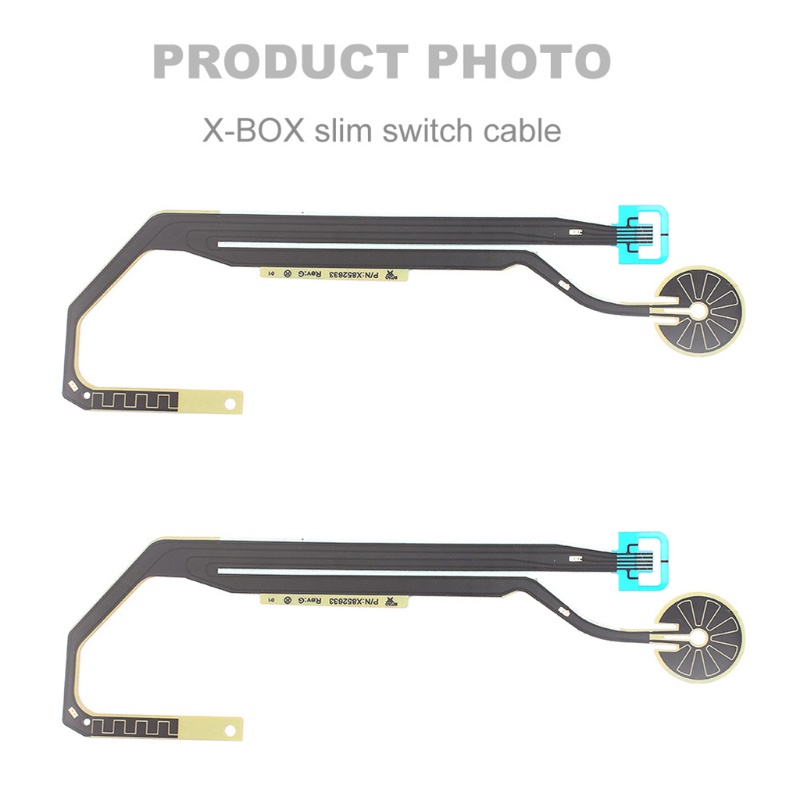 Btsg Console Switch Ribbon Cable Power Eject Button Untuk Konektor Pita Sensor Sentuh Flex Cable Cord Untuk XB 360slim