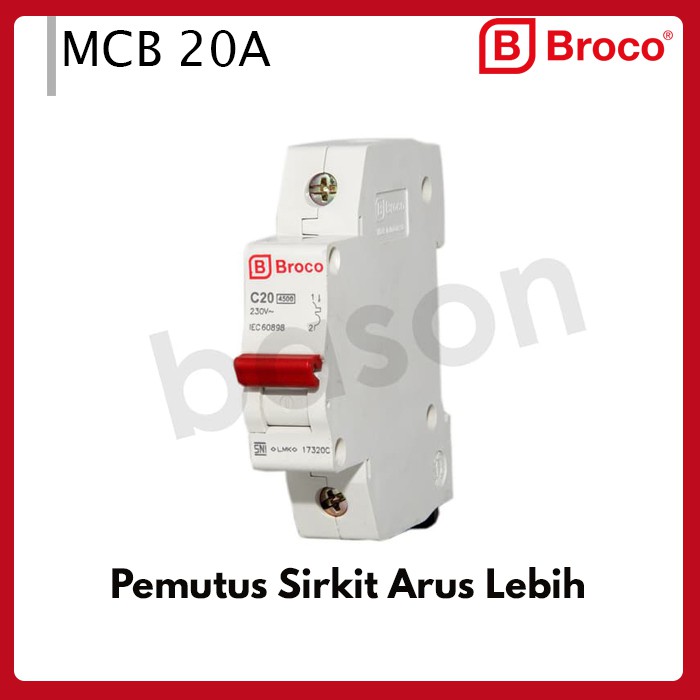 BROCO MCB 20A - 1P 17320C