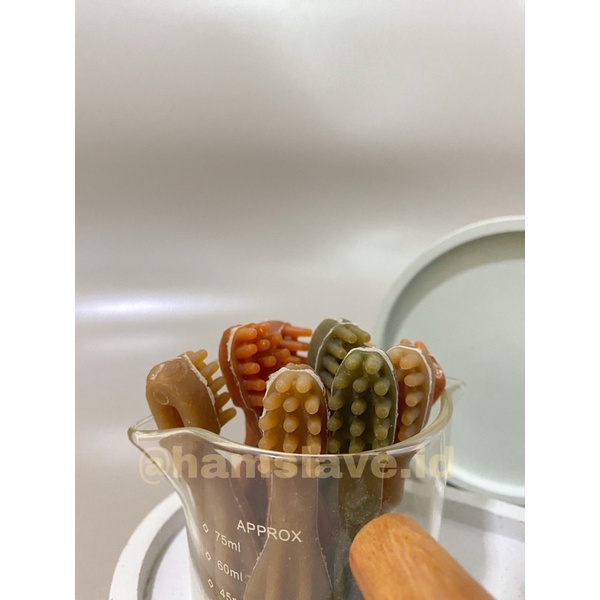 Whimzees Toothbrush Duck Bear Size XS | Mainan Hamster | Gigitan Snack Hamster &Anjing | Dental Chew