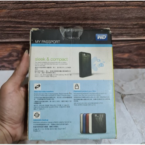 HARDDISK EKSTERNAL WD MY PASSPORT ESSENTIAL 2.5&quot; 500GB STORAGE RESMI