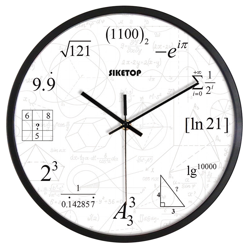 Jual Jam Dinding Matematika Wall Clock Rumus Matematika Kota Tangerang Maka Inv Tokopedia