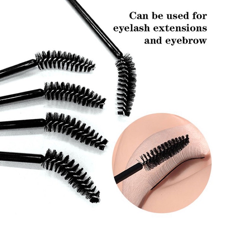 50PCS EYELASH EYEBROW BRUSH - MASCARA WAND