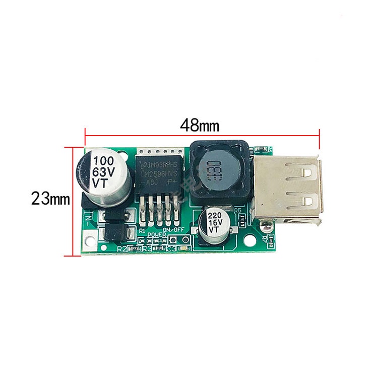 Step down LM 2596 HV mobile phone charging board (8129)