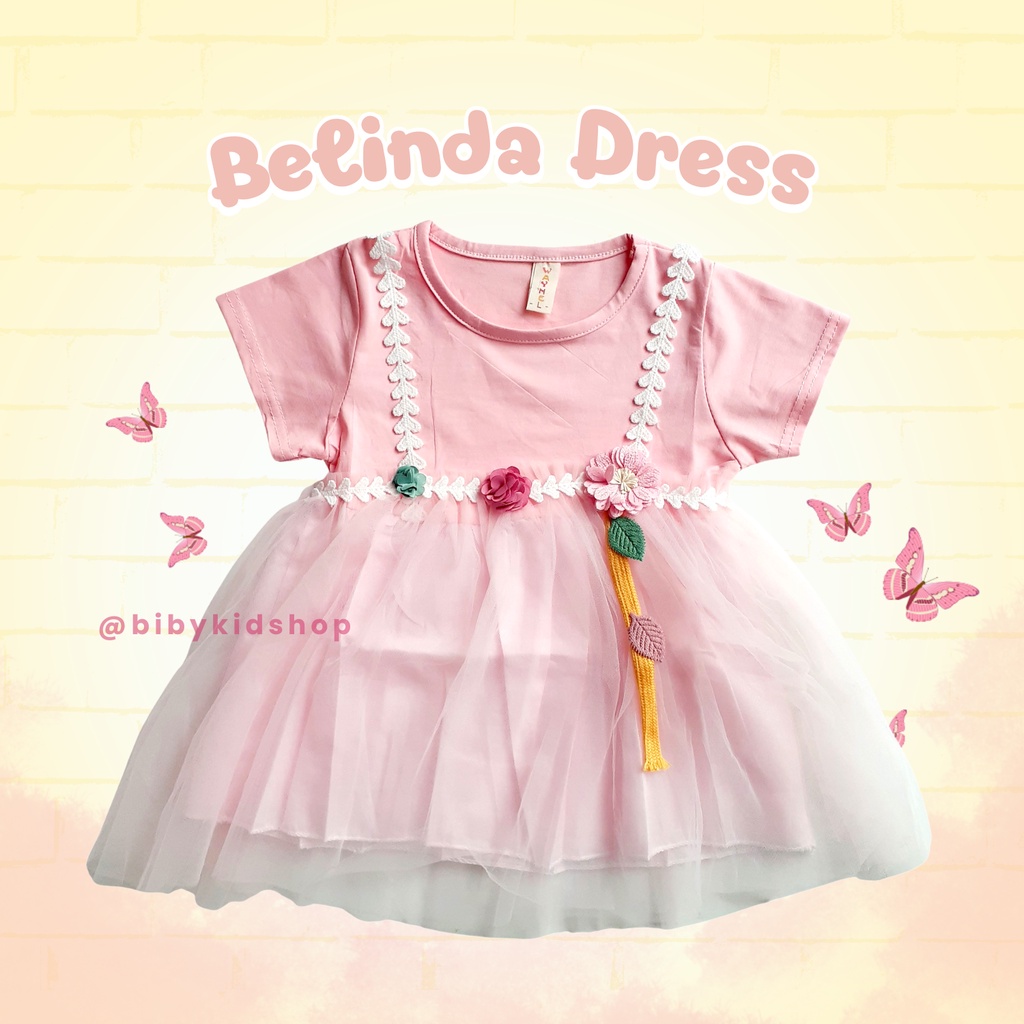 Dress Bayi Perempuan Anak Import 6 12 Bulan Baby Girl Baju Rok Tutu Gaun Pesta Fashion