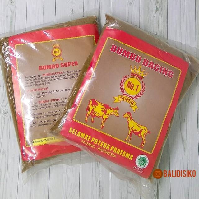 

Bumbu Daging Super Masakan Padang 250 gr