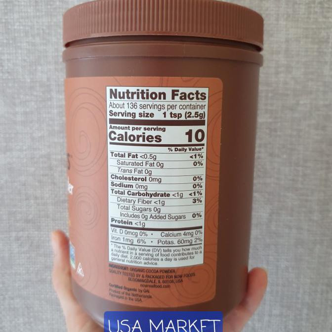 

Now Cocoa Lovers Organic Cocoa Powder Bubuk Coklat Organik 340 Gr Terlaris