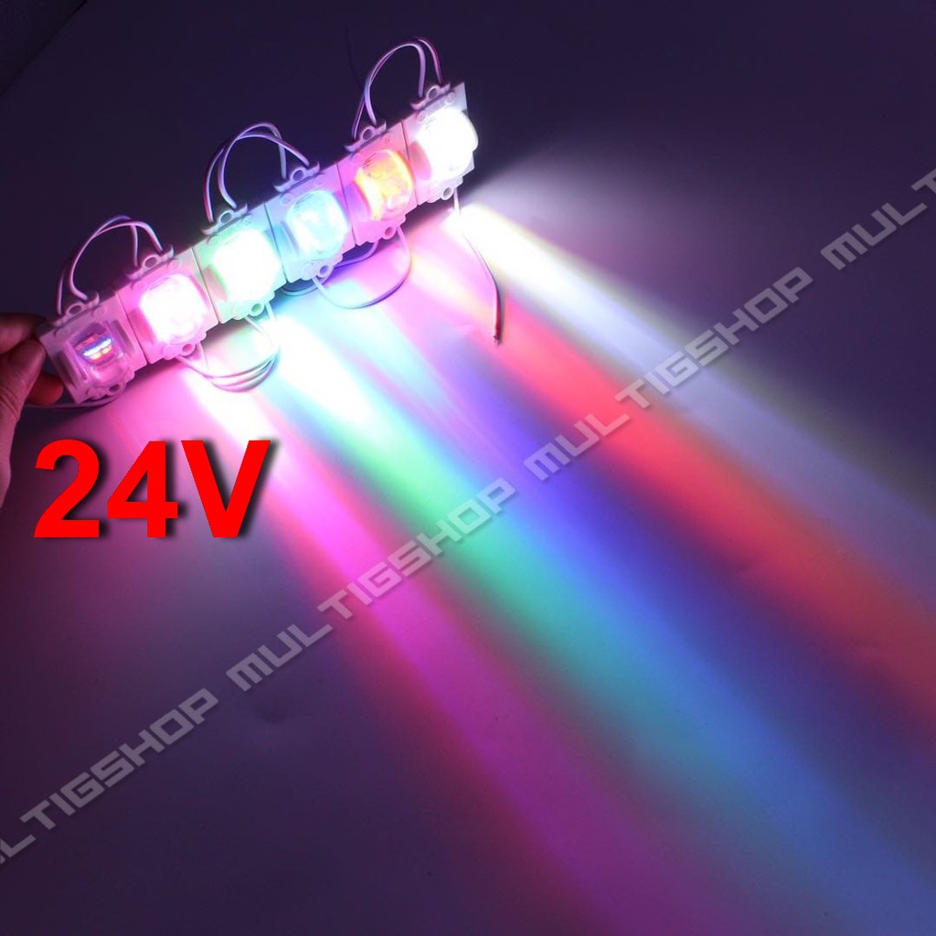 100Pcs Modul LED Alis Roda 2835 Tipe 5830 24V - RGB