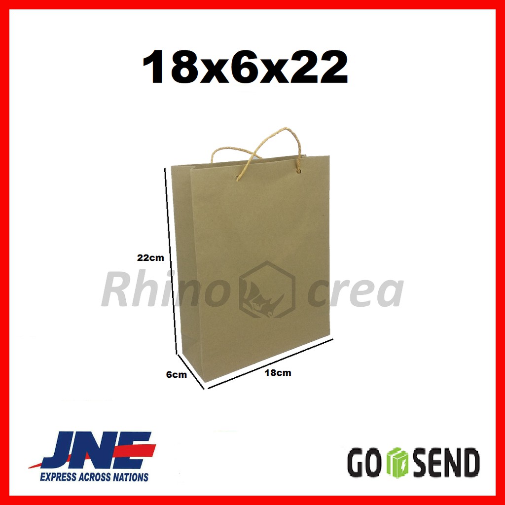 Paperbag Uk 18x6x22 Pxlxt Shopee Indonesia