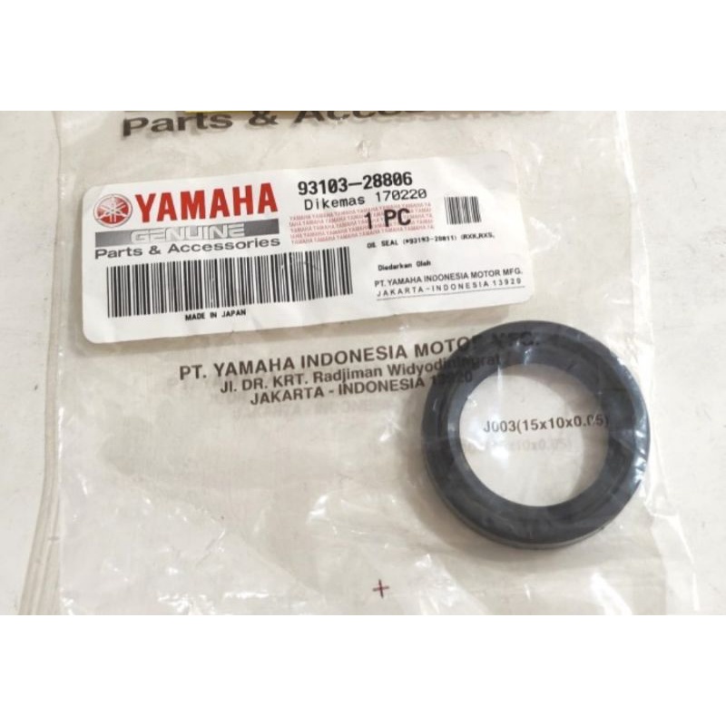 SEAL SIL KRUK AS KANAN RX KING RXK RX K ASLI ORI YAMAHA 93103 28806