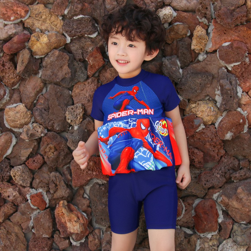 BAJU RENANG APUNG ANAK PAKAIAN BERENANG MENGAPUNG ANAK PELAMPUNG MENGAMBANG MOTIF SPIDERMAN