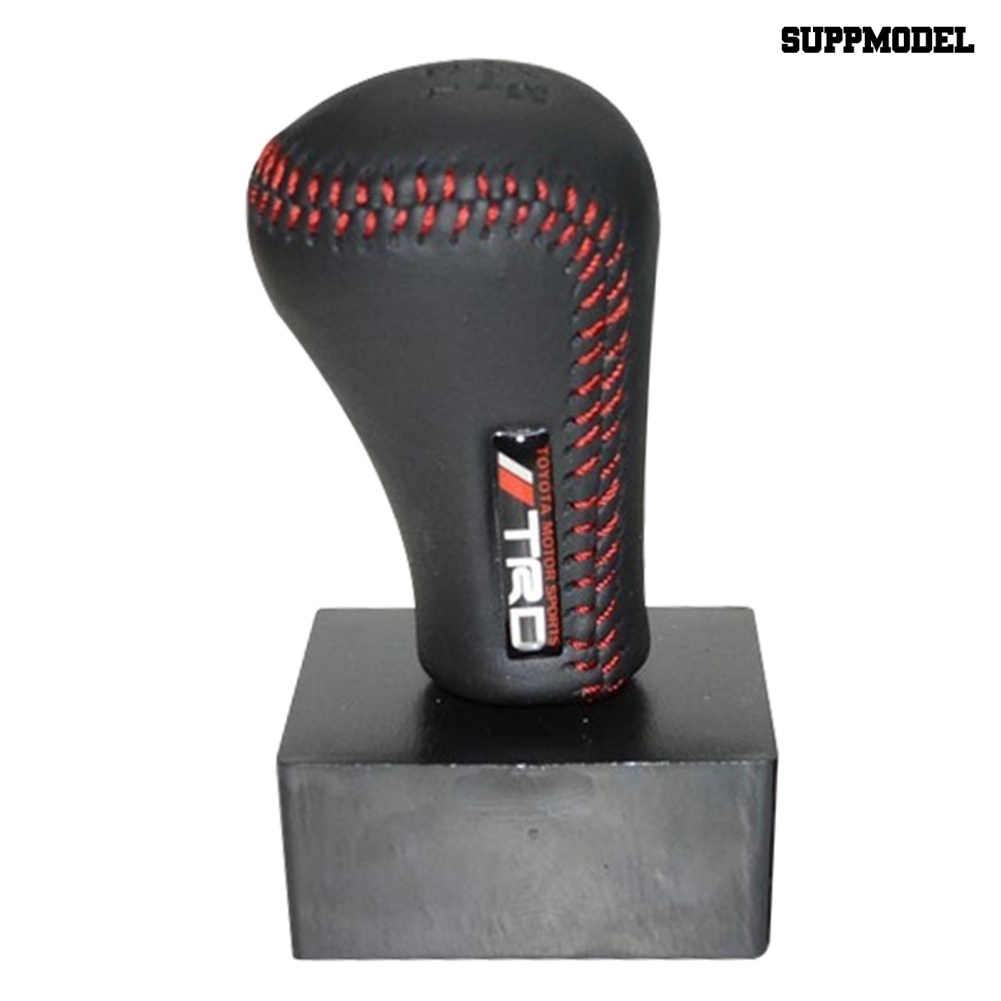 Shiftknob Manual 5 Percepatan Bahan Kulit Imitasi Untuk Mobil Toyota TRD