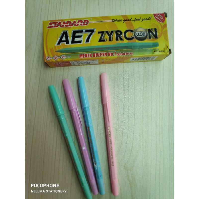 

Pulpen standart AE7 ZYRCON isi 12