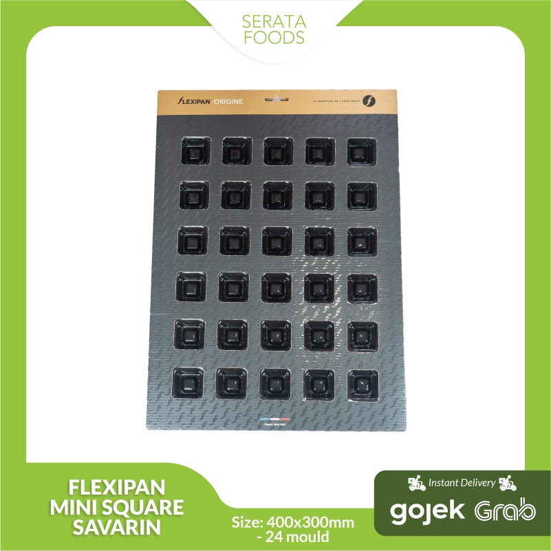

Flexipan FP2113 Mini square savarin 30 Mould