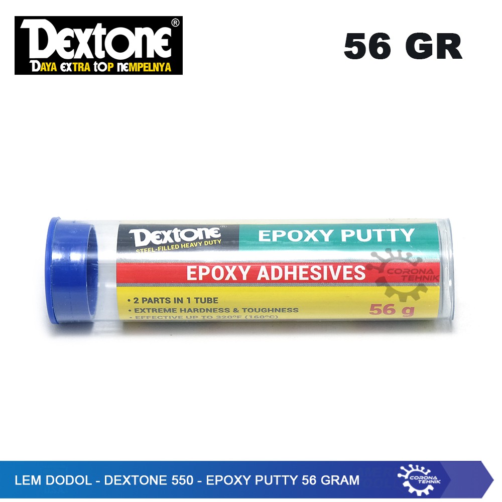 Lem Dodol - Dextone 550 - Epoxy Putty 56 Gram