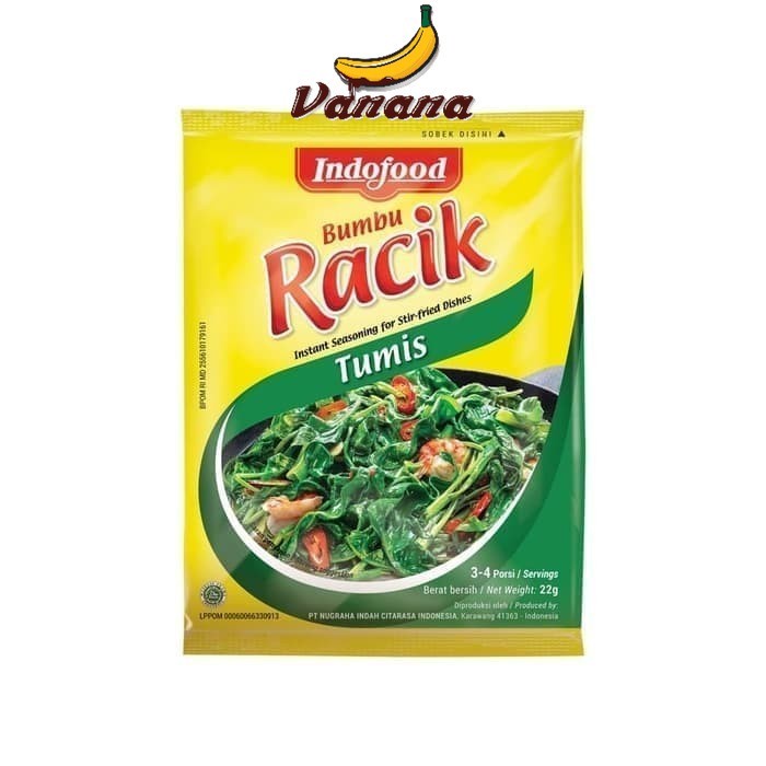 

BUMBU RACIK TUMIS 20GR X 10 sachet - GROSIR TERMURAH PER RENCENG