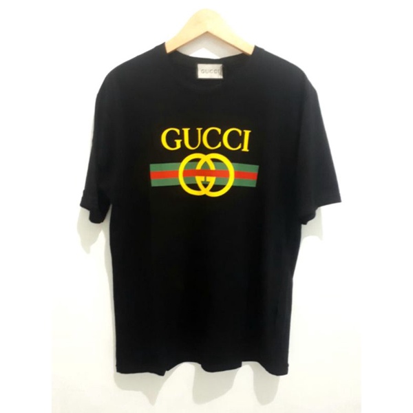 T-SHIRT/BAJU/KAOS PRIA BRANDED GUCCI IMPORT MURAH KUALITAS PREMIUM