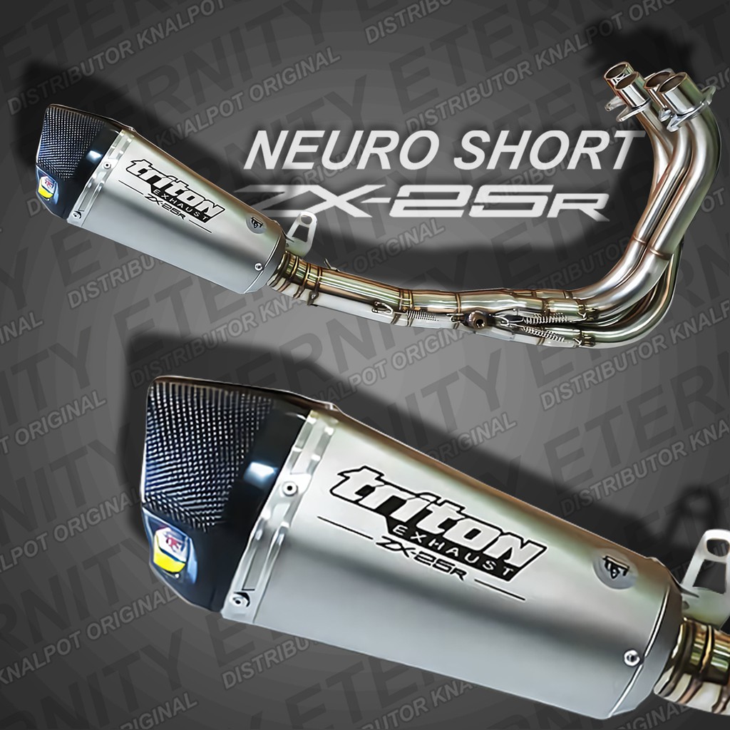 Original Knalpot Triton Neuro Short untuk ZX-25R