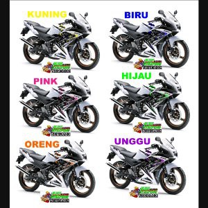 Striping Ninja Rr New Se Putih Hitam Motif Variasi Terlaris