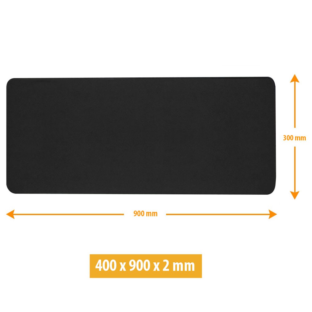 Gaming Mouse Pad XL RGB LED 300 x 900 mm - iAhead  - Black