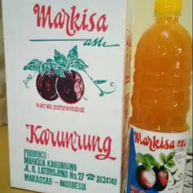 

Markisa karunrung asli 2 liter harga Rp 105000