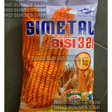 Benih jagung simetal bisi 321 / benih jagung Isi 1 kg dari Bisi