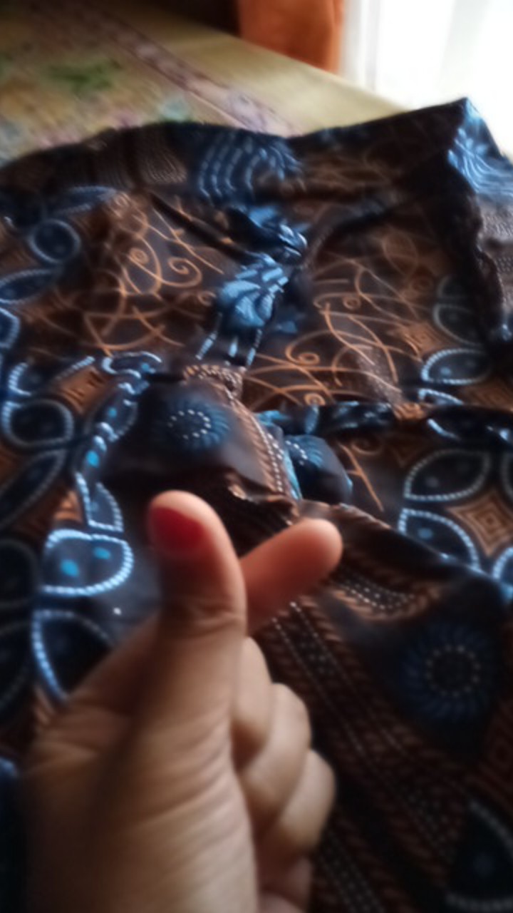 Atasan Batik Dolby Dolbi Dobby Doby Tenun Sutra Tulis Halus Katun Atbm Baron ,sarombit Atasan